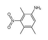 2,4,5-trimethyl-3-nitro-aniline Structure