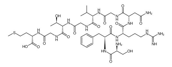 Neuropeptide S (1-10) (human) trifluoroacetate salt structure