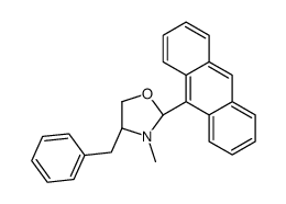 (2S,4S)-2-anthracen-9-yl-4-benzyl-3-methyl-1,3-oxazolidine结构式