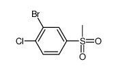 2-bromo-1-chloro-4-methylsulfonylbenzene Structure