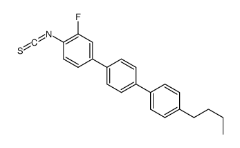 4-[4-(4-butylphenyl)phenyl]-2-fluoro-1-isothiocyanatobenzene Structure