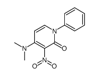 4-(dimethylamino)-3-nitro-1-phenylpyridin-2-one Structure