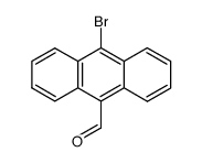 9-Bromoanthracene-10-carboxaldehyde结构式