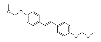 1-(methoxymethoxy)-4-[2-[4-(methoxymethoxy)phenyl]ethenyl]benzene结构式