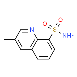 3-甲基喹啉-8-磺酰胺结构式
