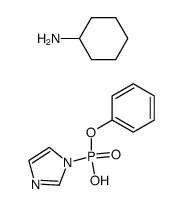 cyclohexanamine phenyl (1H-imidazol-1-yl)phosphonate结构式