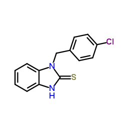 1-(4-Chlorobenzyl)-1H-benzimidazole-2-thiol structure