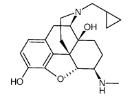 (5α,6β)-17-(Cyclopropylmethyl)-4,5-epoxy-6-(Methylamino)-Morphinan-3,14-diol Structure