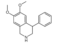 6,7-dimethoxy-4-phenyl-1,2,3,4-tetrahydroisoquinoline Structure
