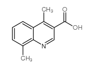 4,8-二甲基喹啉-3-羧酸结构式