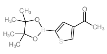 1-(5-(4,4,5,5-四甲基-1,3,2-二恶硼烷-2-基)噻吩-3-基)乙酮图片