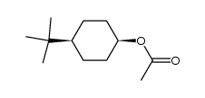 cis-4-tert-butylcyclohexyl acetate structure