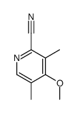 4-Methoxy-3,5-dimethylpicolinonitrile Structure