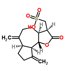 磺酸基木香烯内酯 B结构式