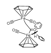 (η5-Cp)iron(carbonyl)2CH2COiron(η5-Cp)(carbonyl)(PPh3)结构式