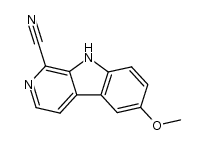 1-cyano-6-methoxy-β-carboline Structure