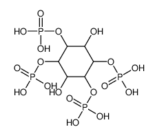(2,5-dihydroxy-3,4,6-triphosphonooxy-cyclohexoxy)phosphonic acid结构式