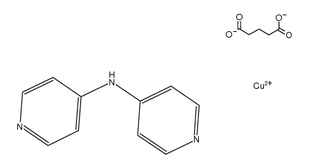[Cu(1,5-pentanedicarboxylato)(dipyridylamine)](n)结构式