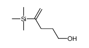 4-trimethylsilylpent-4-en-1-ol结构式