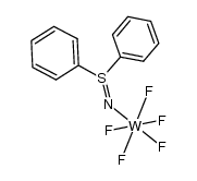 (diphenyl-λ4-sulfanylidene)pentafluorotungsten(VI)结构式