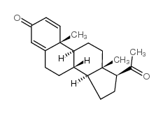 1,4-孕甾二烯-3,20-二酮结构式