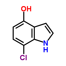 7-氯-4-羟基吲哚结构式