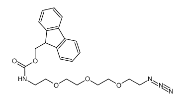 Fmoc-N-amido-PEG3-azide结构式