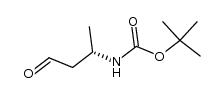(S)-tert-Butyl (4-oxobutan-2-yl)carbamate Structure