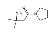 3-amino-3-methyl-1-pyrrolidin-1-yl-butan-1-one Structure
