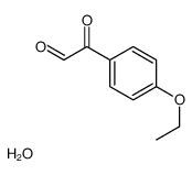 2-(4-乙氧基苯基)-2-氧代乙醛水合物结构式