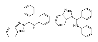 N,α-二苯基苯并三唑甲胺,Bt1和Bt2异构体的混合物结构式