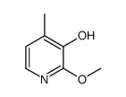 2-Methoxy-4-methyl-3-pyridinol Structure