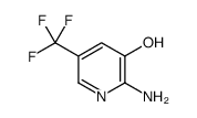 2-Amino-5-(trifluoromethyl)-3-pyridinol Structure