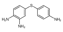 4-(4-aminophenyl)sulfanylbenzene-1,2-diamine结构式
