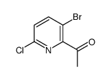 1-(3-bromo-6-chloropyridin-2-yl)ethanone Structure