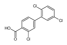 2-chloro-4-(2,5-dichlorophenyl)benzoic acid结构式