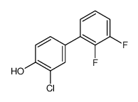 2-chloro-4-(2,3-difluorophenyl)phenol Structure