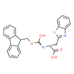 Fmoc-D-Ala(Bth)-OH结构式