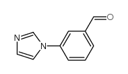 3-(1-咪唑基)苯甲醛结构式