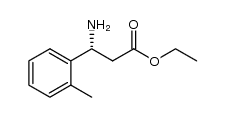 ethyl (R)-3-amino-3-(o-tolyl)propanoate结构式
