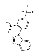 1-[2-nitro-4-(trifluoromethyl)phenyl]-1H-1,2,3-benzotriazole Structure