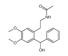 N-(2-(hydroxy(phenyl)methyl)-4,5-dimethoxyphenethyl)acetamide结构式