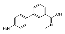 3-(4-氨基苯基)-N-甲基苯甲酰胺结构式
