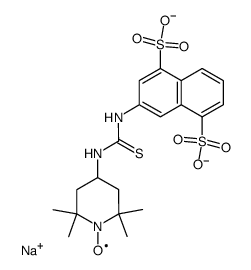 N-[3-(1,5-Disulfonaphthyl)]-N''-[4-(2,2,6,6-tetramethylpiperidine-N-oxide)]- structure