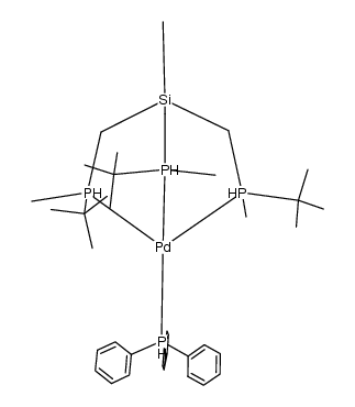 [Pd(PPh3)(MT-Siliphos)]结构式