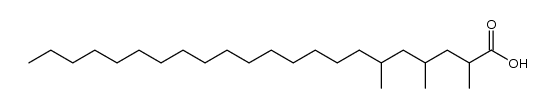 2,4,6-trimethyl-docosanoic acid结构式