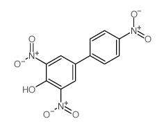 [1,1'-Biphenyl]-4-ol,3,4',5-trinitro-结构式