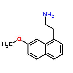 7-methoxy-1-Naphthaleneethanamine structure