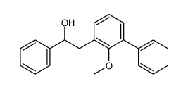 2-(2-methoxy-3-phenylphenyl)-1-phenylethanol结构式