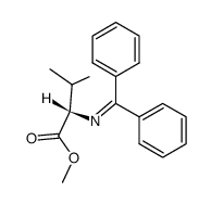 Methyl N-(diphenylmethylene)-L-valinate Structure